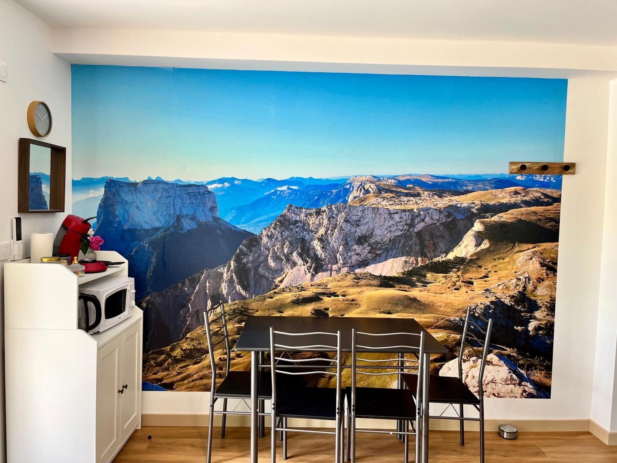 L'Escapade Dauphinoise, Gite 2 Chambres Avec Terrasse Et Clim Beaucroissant Ngoại thất bức ảnh
